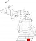 Lenawee County Map Michigan Locator
