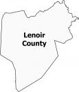 Lenoir County Map North Carolina