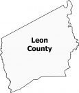 Leon County Map Texas