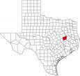Leon County Map Texas Locator
