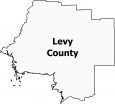 Levy County Map Florida