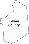 Lewis County Map New York
