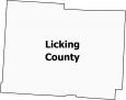 Licking County Map Ohio
