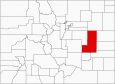 Lincoln County Map Colorado Locator