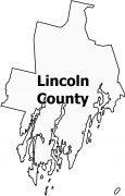 Lincoln County Map Maine
