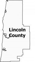 Lincoln County Map Oregon