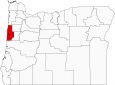 Lincoln County Map Oregon Locator
