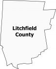Litchfield County Map Connecticut