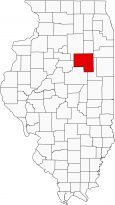 Livingston County Map Illinois