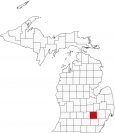 Livingston County Map Michigan Locator