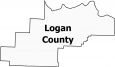 Logan County Map Arkansas