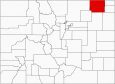 Logan County Map Colorado Locator