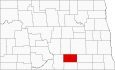 Logan County Map North Dakota Locator