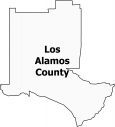 Los Alamos County Map New Mexico