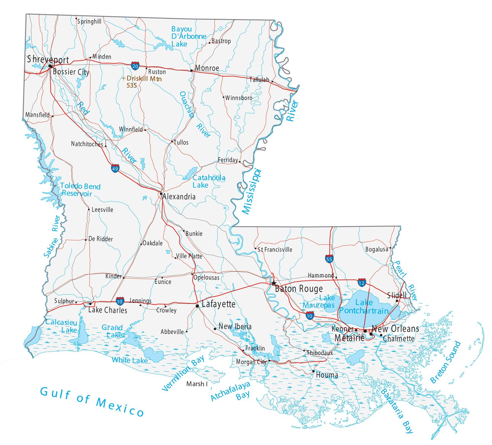 Scenic Rivers Descriptions And Map Louisiana Department Of Wildlife And Fisheries