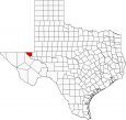 Loving County Map Texas Locator