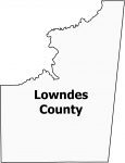 Lowndes County Map Mississippi