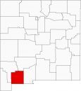 Luna County Map New Mexico Locator