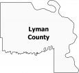 Lyman County Map South Dakota