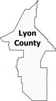 Lyon County Map Nevada