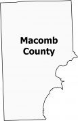 Macomb County Map Michigan