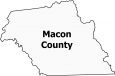 Macon County Map North Carolina