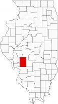 Macoupin County Map Illinois