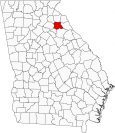 Madison County Map Georgia Locator
