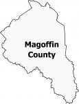 Magoffin County Map Kentucky