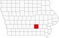 Mahaska County Map Iowa Locator