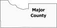 Major County Map Oklahoma