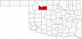 Major County Map Oklahoma Locator