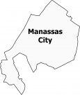 Manassas City Map Virginia