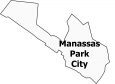 Manassas Park City Map Virginia