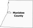 Manistee County Map Michigan