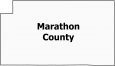 Marathon County Map Wisconsin