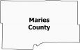 Maries County Map Missouri