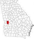 Marion County Map Georgia Locator