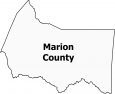 Marion County Map Kentucky