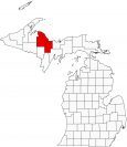 Marquette County Map Michigan Locator