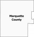 Marquette County Map Wisconsin