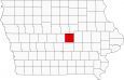 Marshall County Map Iowa Locator