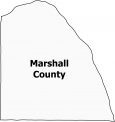 Marshall County Map Kentucky