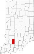 Martin County Map Indiana Locator