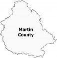 Martin County Map Kentucky