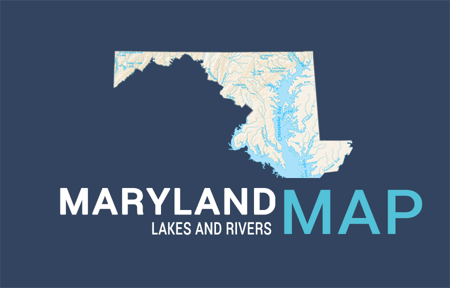 Maryland Streams And Rivers Map