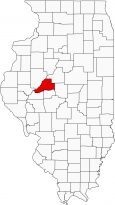 Mason County Map Illinois