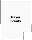 Mayes County Map Oklahoma