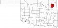 Mayes County Map Oklahoma Locator