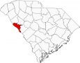McCormick County Map South Carolina Locator